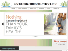 Tablet Screenshot of chiropracticrockford.com